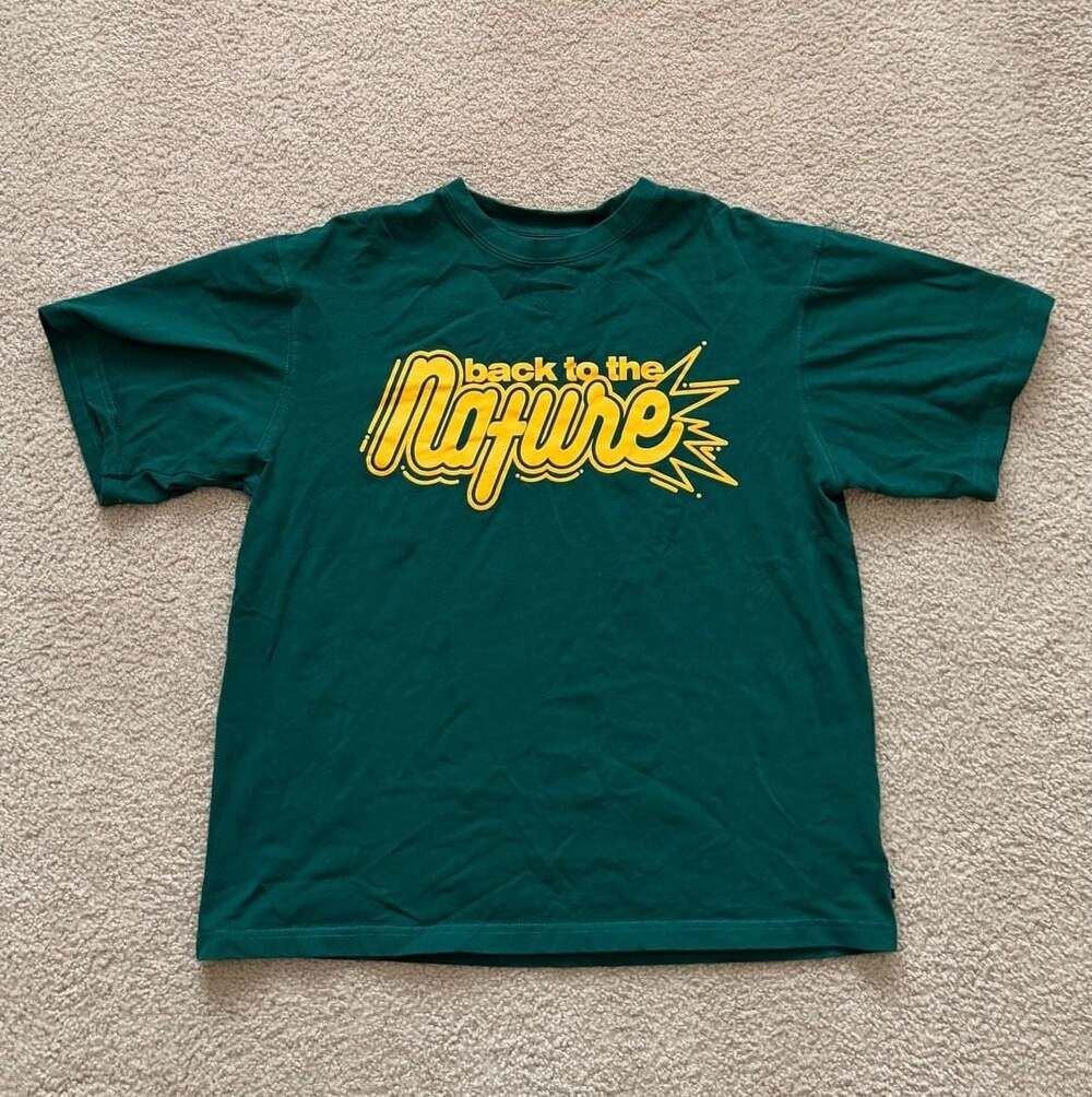 Neverland 'Back To The Nature' Green Graphic T-Shirt